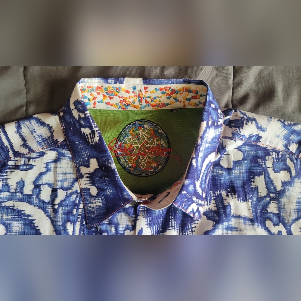 Stunning Robert Graham l/s shirt. 2XL. 26x33.